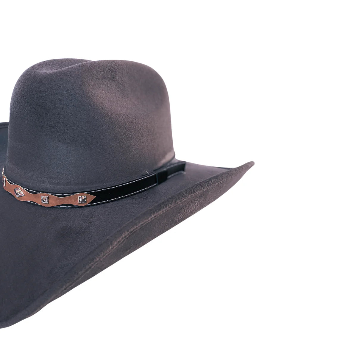 Austin Cowboy Hat- Charcoal Grey