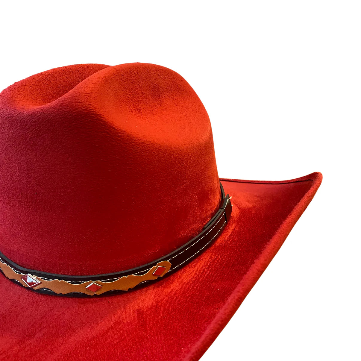 Texana Cowboy Hat- Lipstick Red