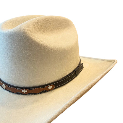 Texana Cowboy Hat- Cream