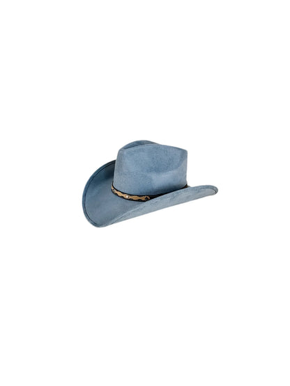 Santa Fe Cowboy Rancher Hat- Steel Blue