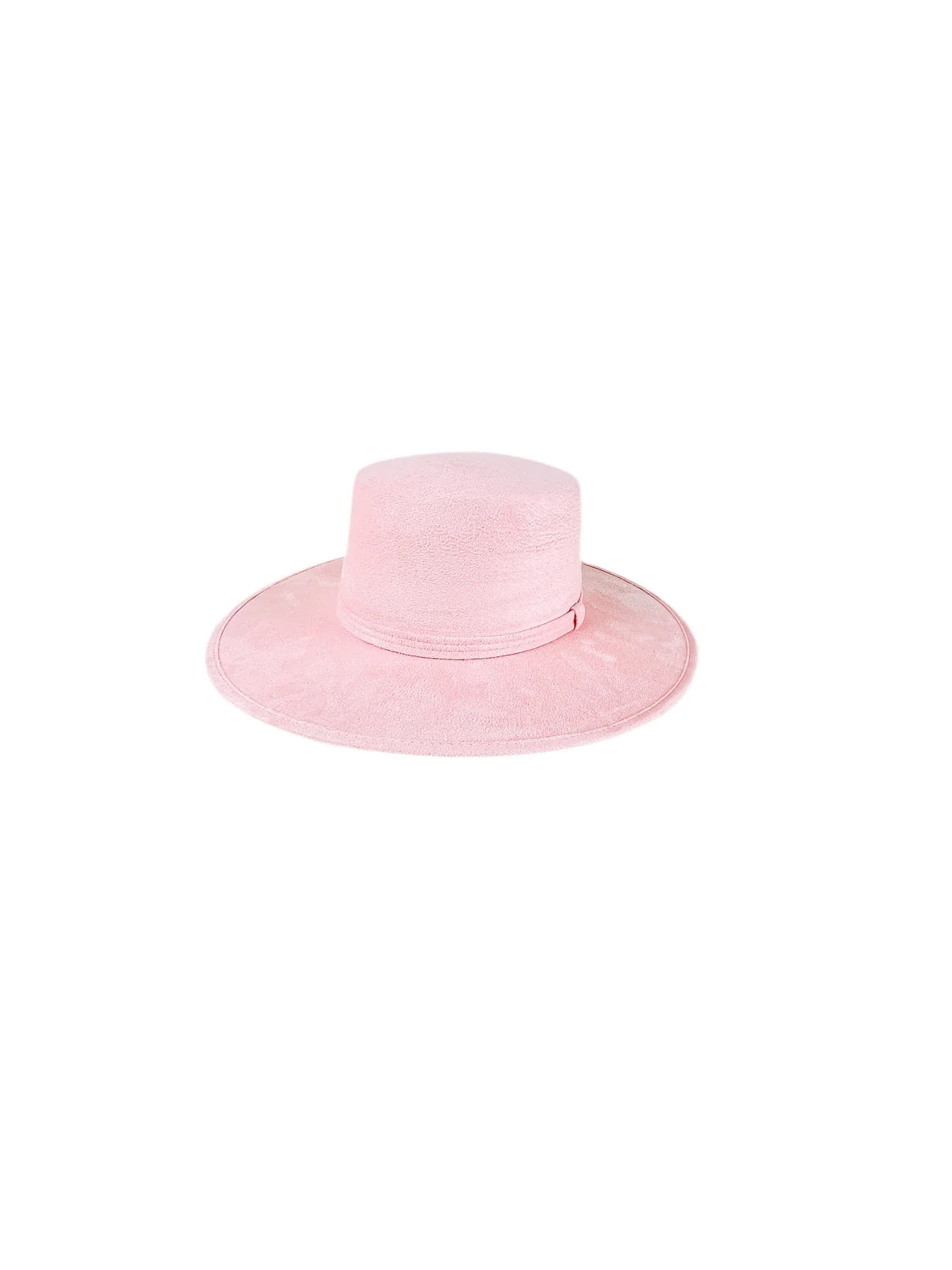 Flat Top Hat- Blush Pink