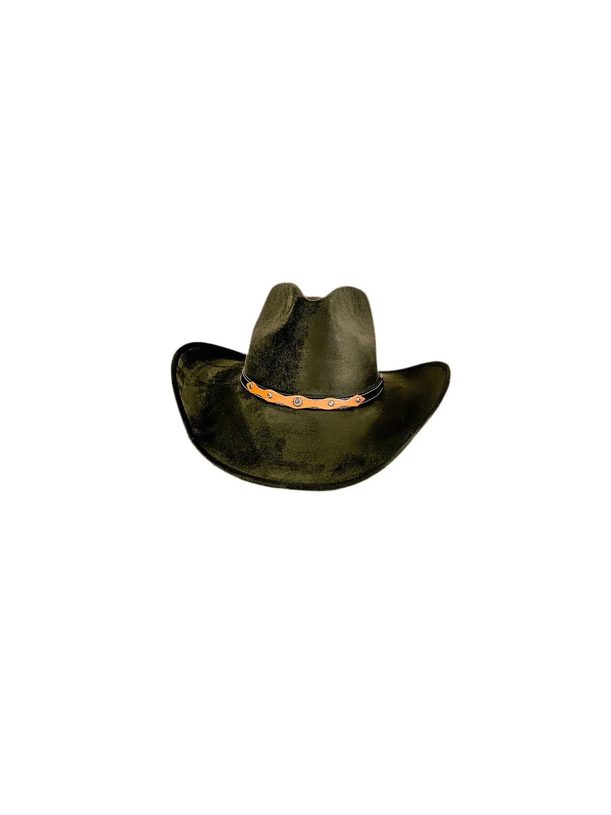 Santa Fe Cowboy Rancher Hat- Olive Green