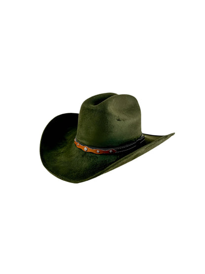 Texana Cowboy Hat- Olive Green