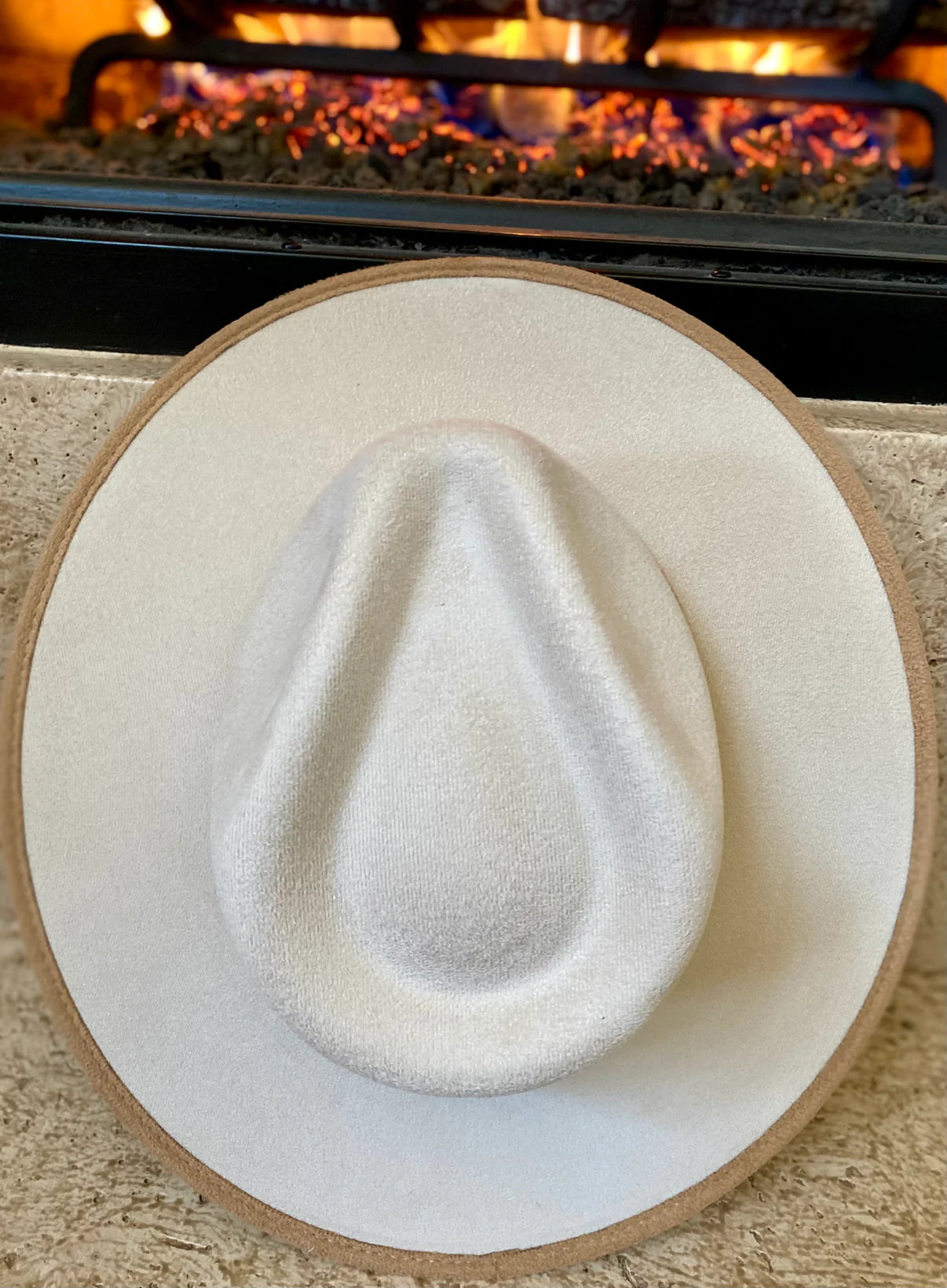 Rancher Hat -Duo Tone - Ivory + Cappuccino