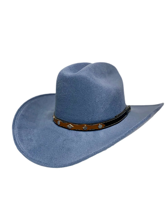 Texana Cowboy Hat- Peacock Blue