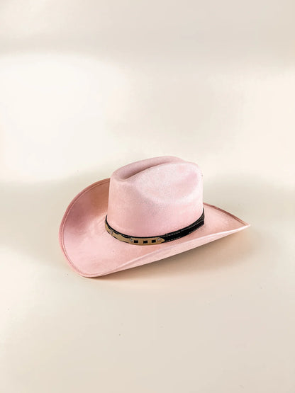 Texana Cowboy Hat- Blush Pink