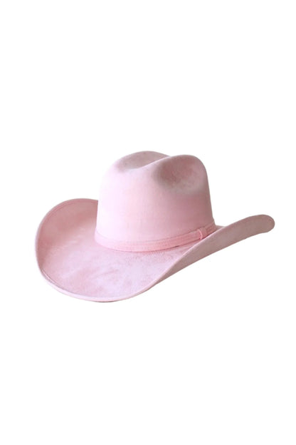 Austin Cowboy Hat- Blush Pink w/o Band