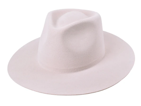 The Paige Rancher - Wool Felt - Ivory