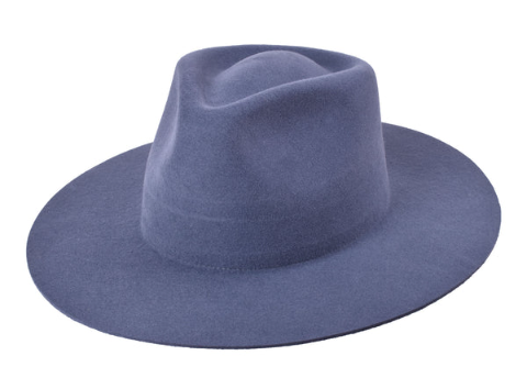The Paige Rancher - Wool Felt - Stone Blue