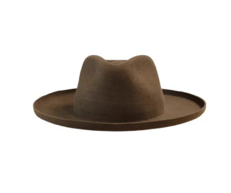 The Tucson Pencil Brim Rancher - Wool Felt - Caramel