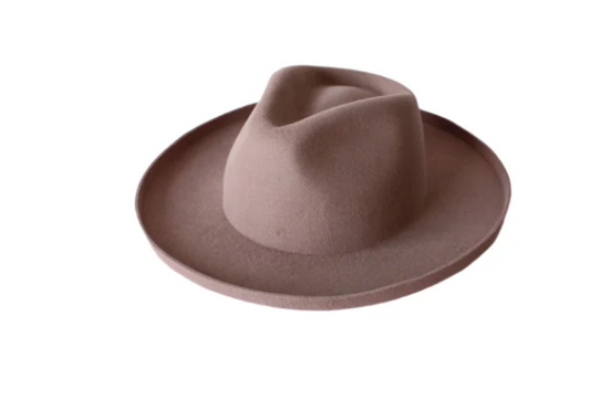 The Tucson Pencil Brim Rancher - Wool Felt - Fawn